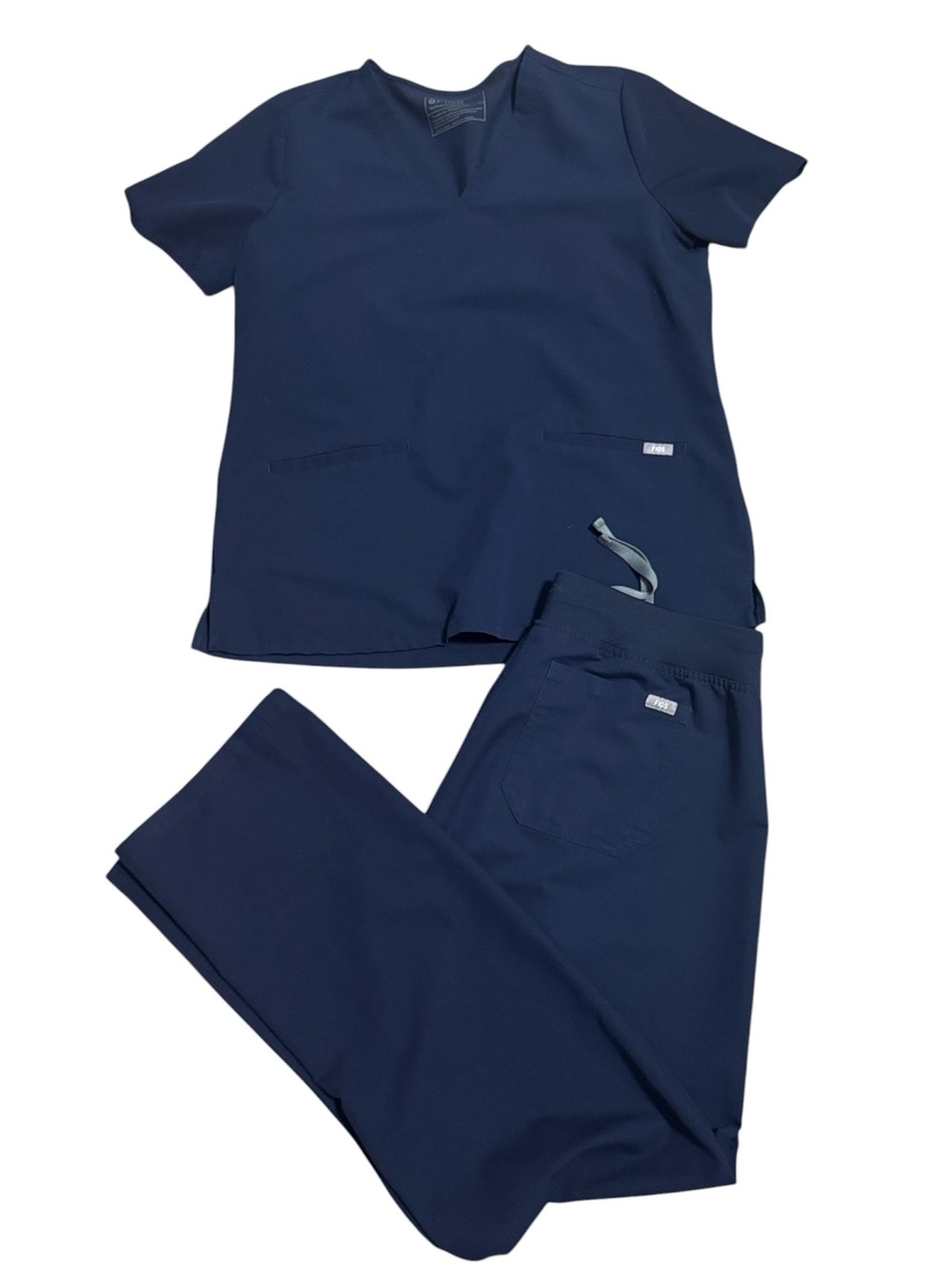 FIGS women’s navy scrub set size large tall